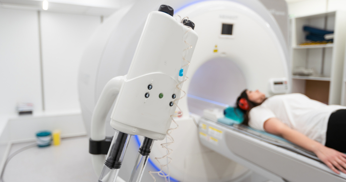 Medical Ct Or Mri Scan With A Patient In The Modern Hospital Lab