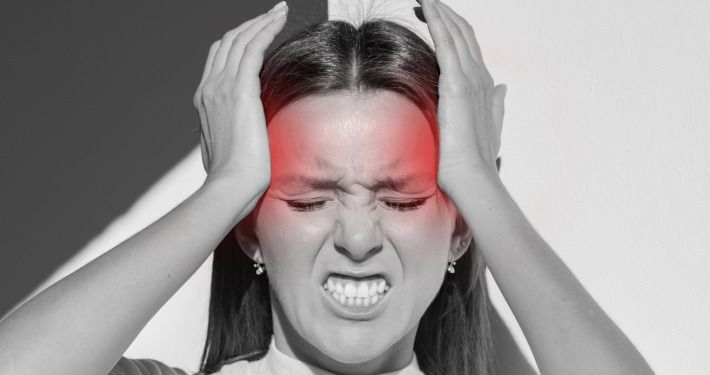 trigeminal neuralgia treatment - Female suffering from migraine