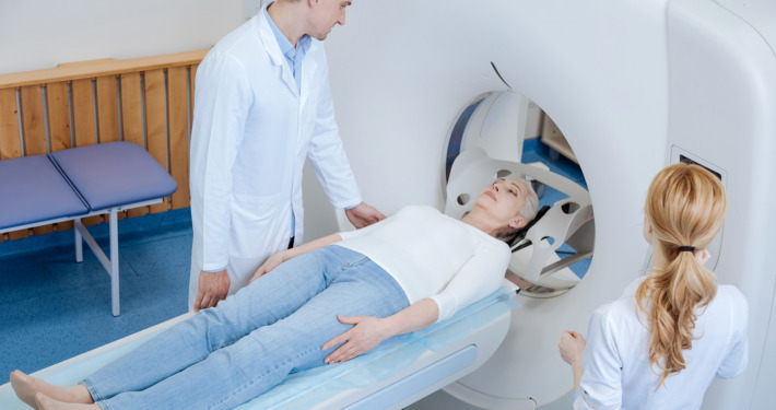 brain tumour treatment - MRI scan