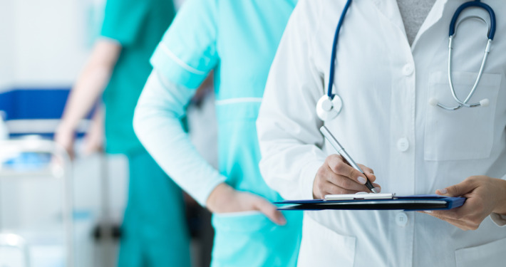 brain tumour treatment - Medical staff working at the hospital